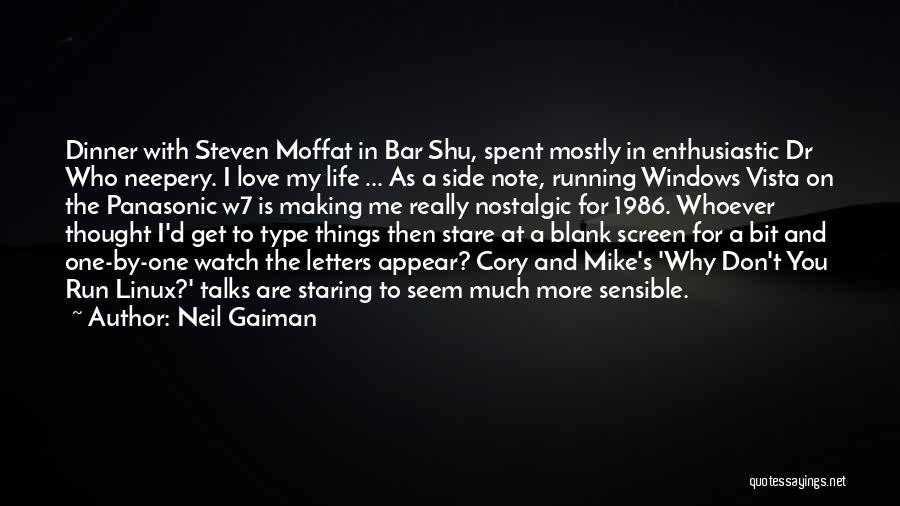 Nostalgic Quotes By Neil Gaiman