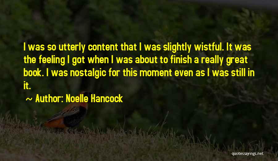 Nostalgic Quotes By Noelle Hancock