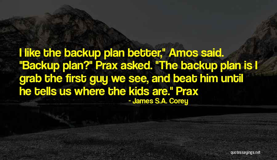 Not A Backup Plan Quotes By James S.A. Corey