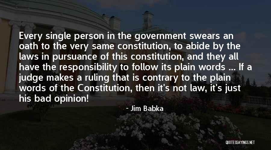 Not A Bad Person Quotes By Jim Babka Not A Bad Person Quotes By Jim Babka