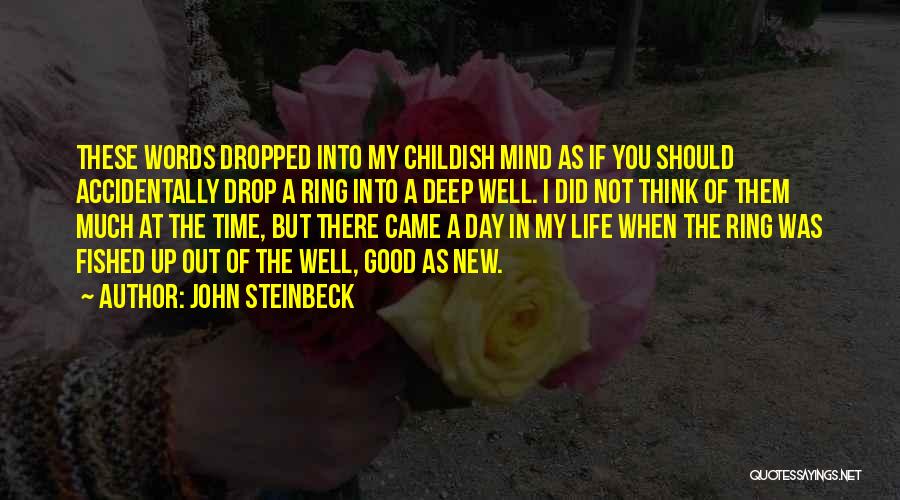 Not A Good Day Quotes By John Steinbeck