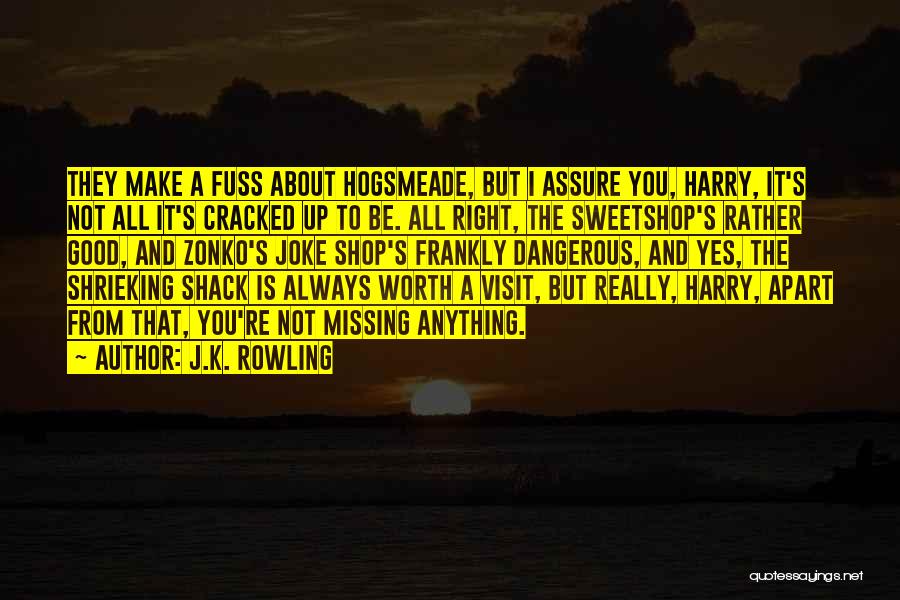 Not A Joke Quotes By J.K. Rowling