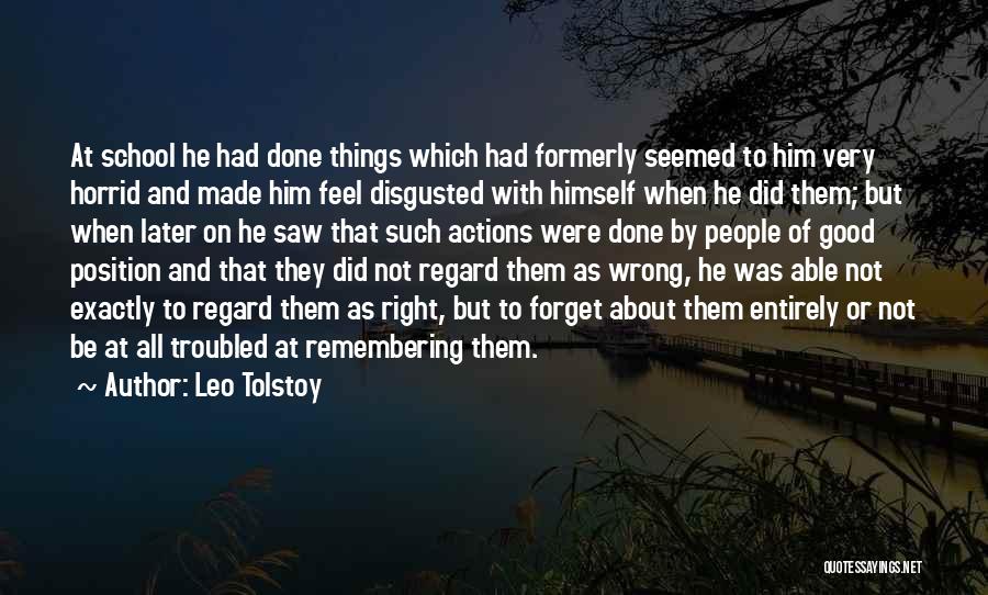 Not Able To Forget Him Quotes By Leo Tolstoy