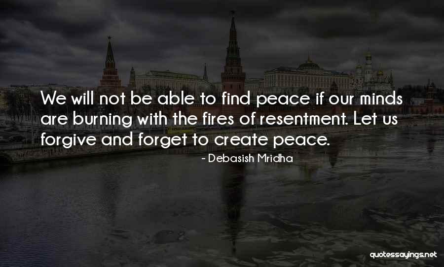 Not Able To Forgive Quotes By Debasish Mridha