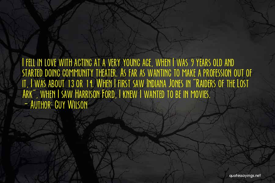 Not Acting Your Age Quotes By Guy Wilson