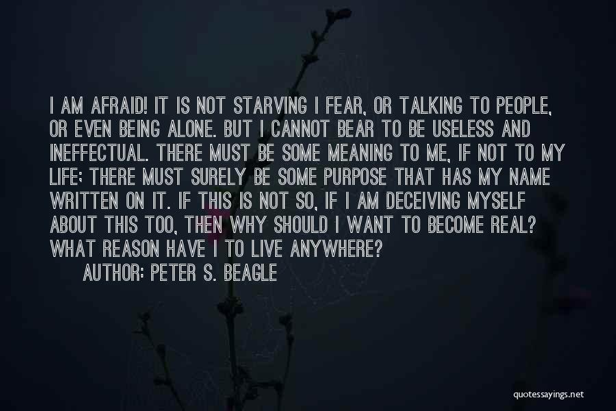 Not Afraid To Be Alone Quotes By Peter S. Beagle