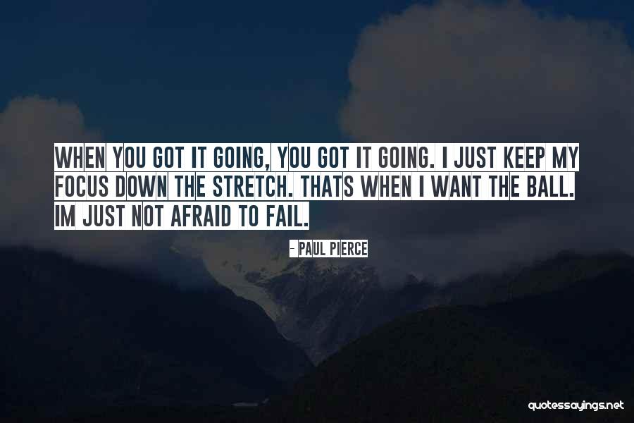 Not Afraid To Fail Quotes By Paul Pierce