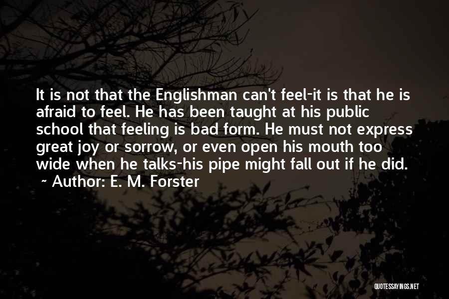 Not Afraid To Fall Quotes By E. M. Forster