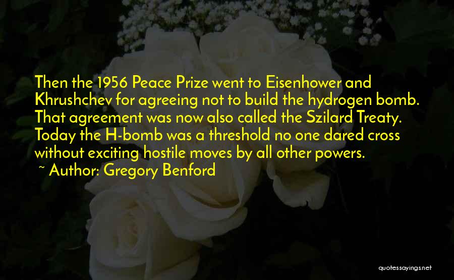 Not Agreeing Quotes By Gregory Benford