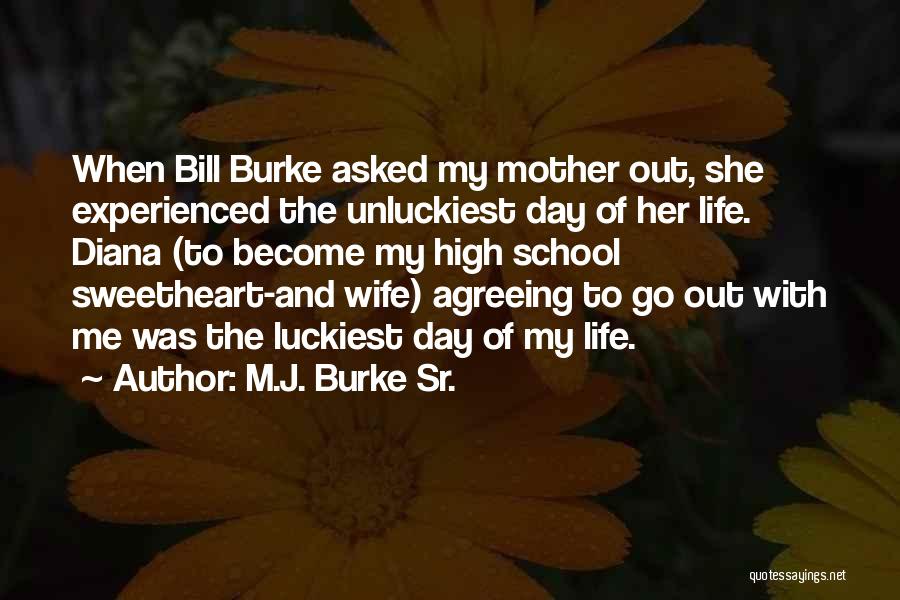 Not Agreeing With Family Quotes By M.J. Burke Sr.