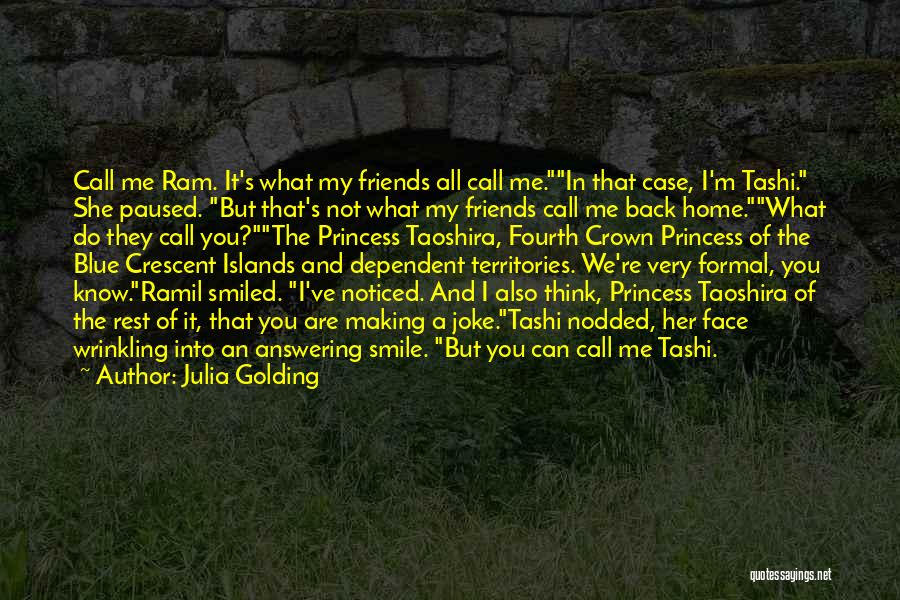 Not Answering Call Quotes By Julia Golding