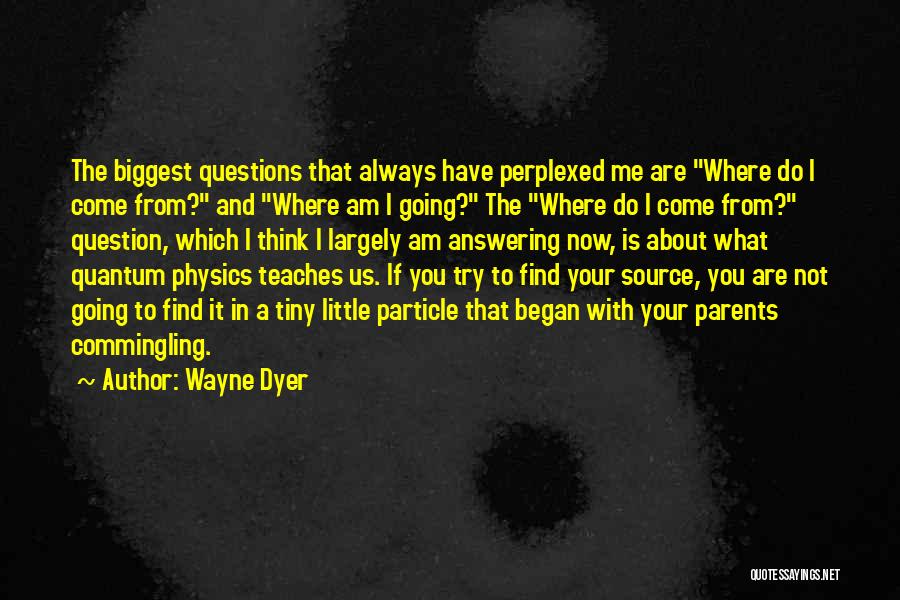 Not Answering Me Quotes By Wayne Dyer