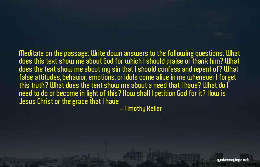 Not Answering Text Quotes By Timothy Keller Not Answering Text Quotes By Timothy Keller