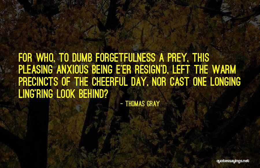 Not As Dumb As I Look Quotes By Thomas Gray Not As Dumb As I Look Quotes By Thomas Gray