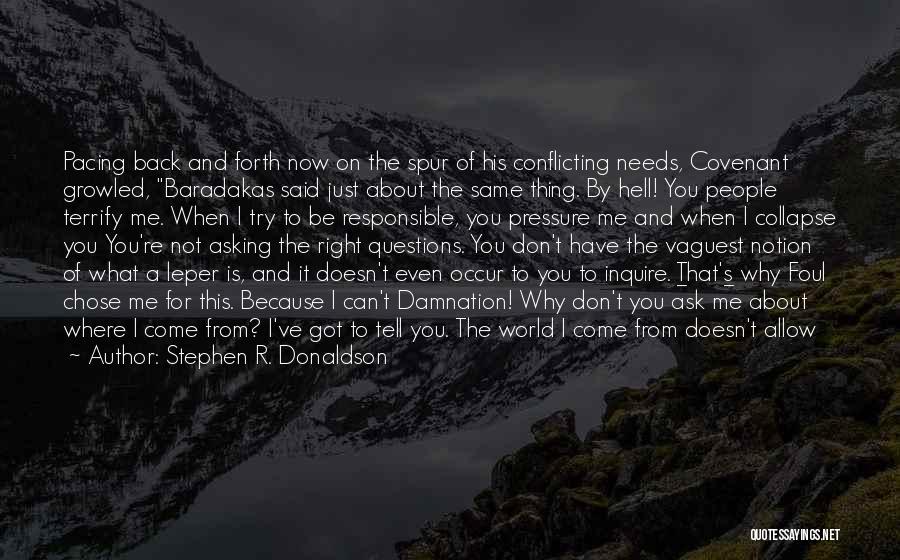 Not Asking For The World Quotes By Stephen R. Donaldson