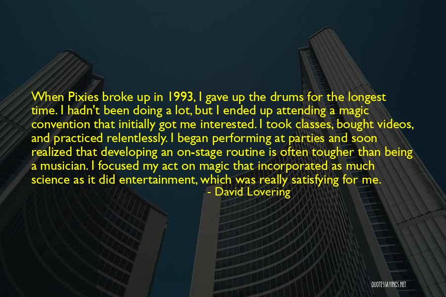 Not Attending Party Quotes By David Lovering Not Attending Party Quotes By David Lovering