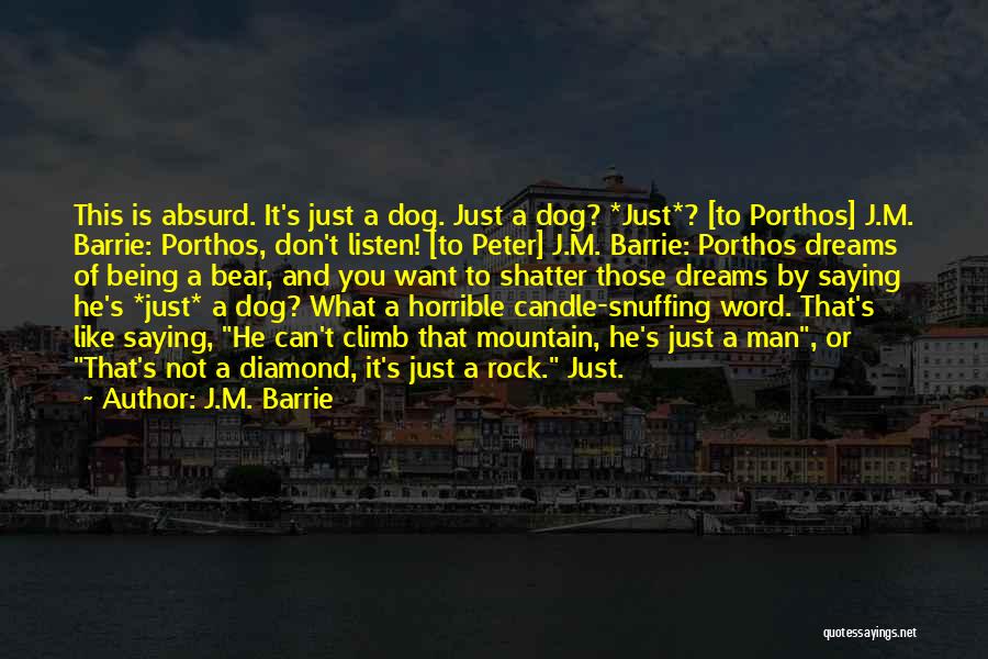 Not Being A Man Of Your Word Quotes By J.M. Barrie