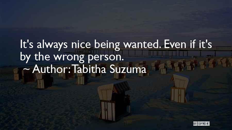 Not Being A Nice Person Quotes By Tabitha Suzuma