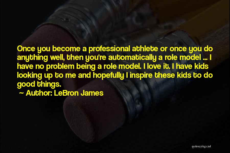 Not Being A Role Model Quotes By LeBron James