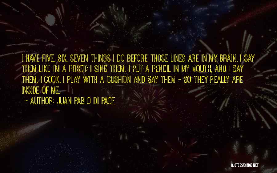 Not Being Able To Change People Quotes By Juan Pablo Di Pace