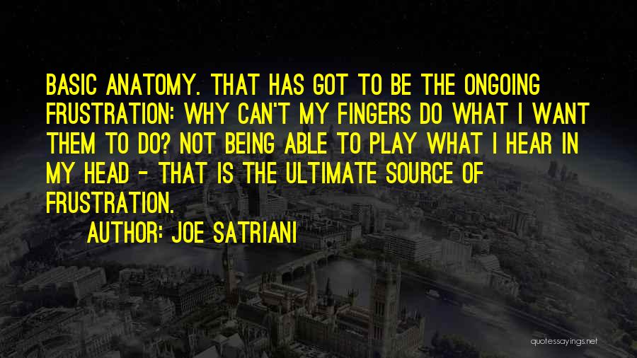 Not Being Able To Get Someone Out Of Your Head Quotes By Joe Satriani