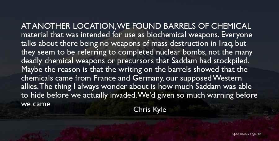 Not Being Able To Move On Quotes By Chris Kyle