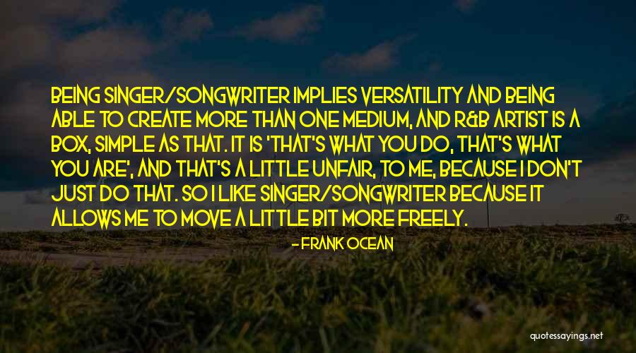 Not Being Able To Move On Quotes By Frank Ocean Not Being Able To Move On Quotes By Frank Ocean