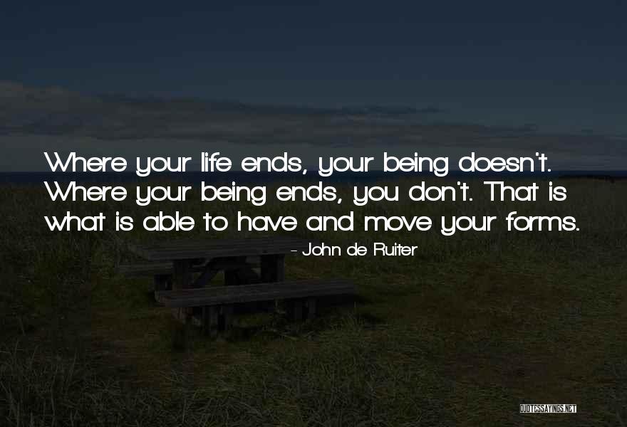 Not Being Able To Move On Quotes By John De Ruiter Not Being Able To Move On Quotes By John De Ruiter
