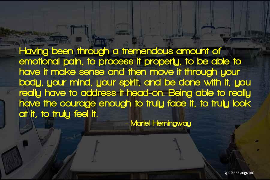 Not Being Able To Move On Quotes By Mariel Hemingway Not Being Able To Move On Quotes By Mariel Hemingway