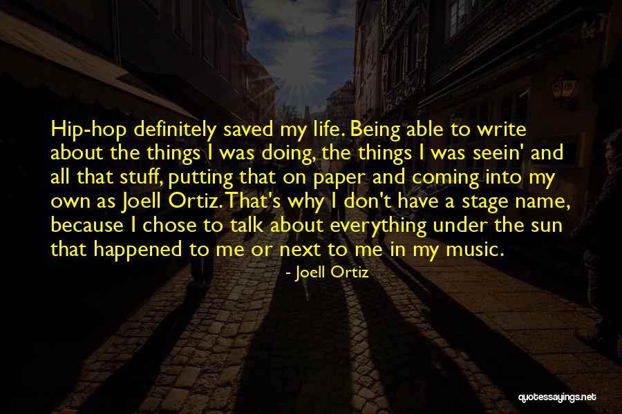 Not Being Able To Talk To Someone Quotes By Joell Ortiz Not Being Able To Talk To Someone Quotes By Joell Ortiz