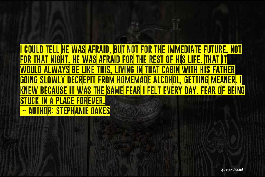 Not Being Afraid Quotes By Stephanie Oakes