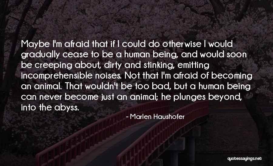 Not Being Afraid To Get Dirty Quotes By Marlen Haushofer Not Being Afraid To Get Dirty Quotes By Marlen Haushofer