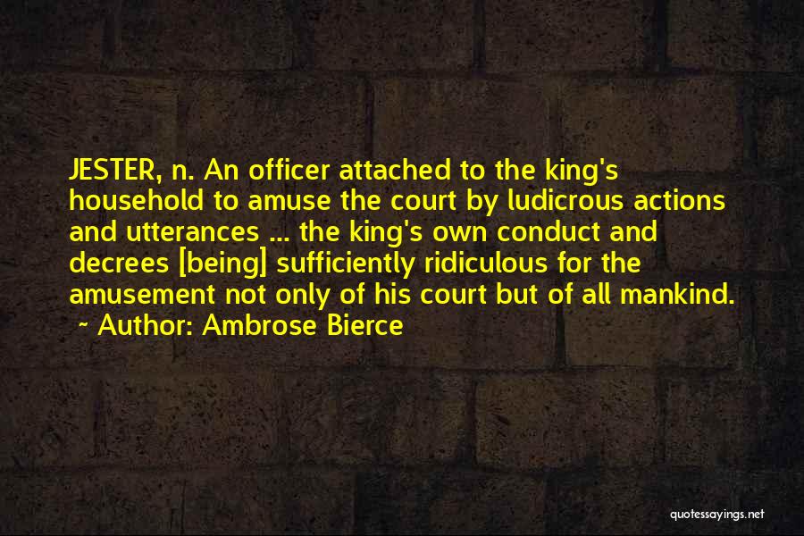 Not Being Attached Quotes By Ambrose Bierce