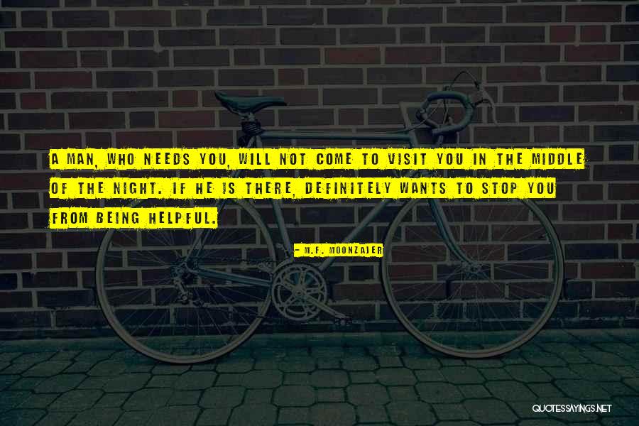 Not Being In The Middle Quotes By M.F. Moonzajer Not Being In The Middle Quotes By M.F. Moonzajer
