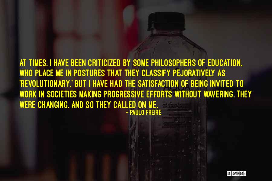 Not Being Invited Quotes By Paulo Freire