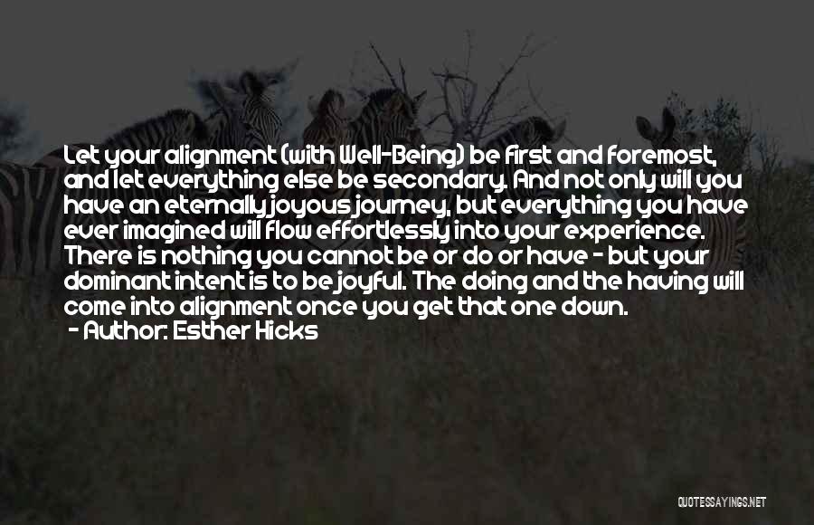 Not Being Let Down Quotes By Esther Hicks