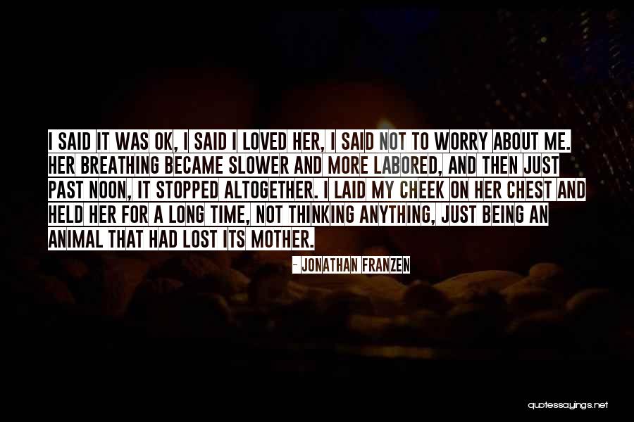Not Being Loved By Your Mother Quotes By Jonathan Franzen Not Being Loved By Your Mother Quotes By Jonathan Franzen