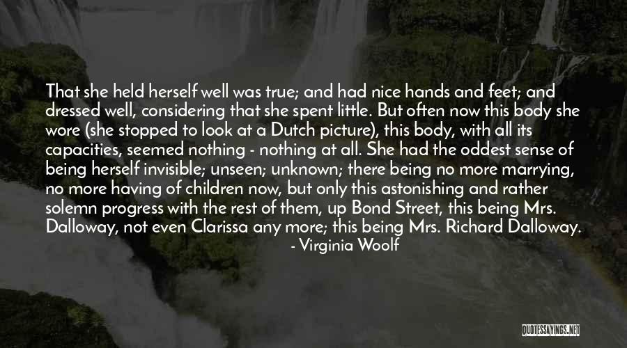 Not Being Nice Quotes By Virginia Woolf