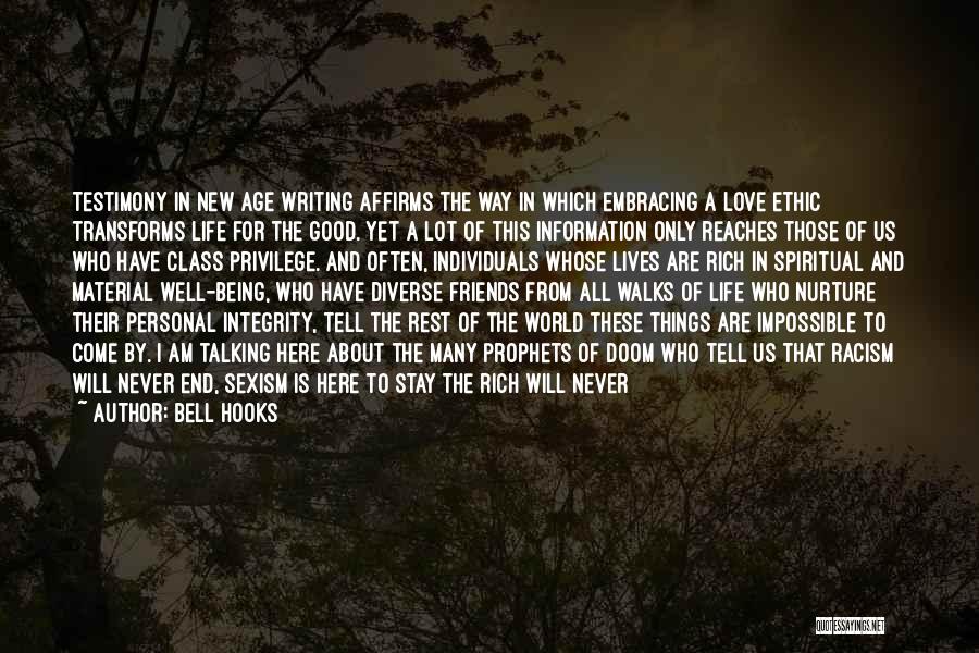Not Being Of This World Quotes By Bell Hooks