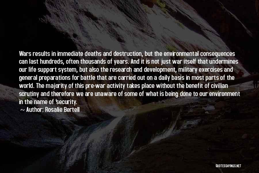 Not Being Of This World Quotes By Rosalie Bertell Not Being Of This World Quotes By Rosalie Bertell