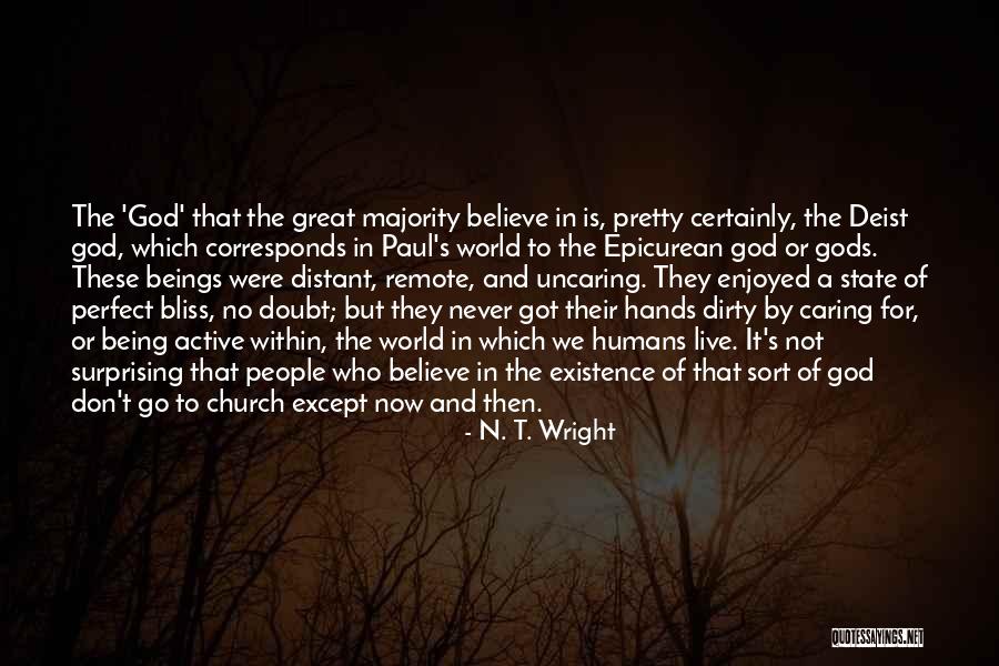 Not Being Perfect And Pretty Quotes By N. T. Wright