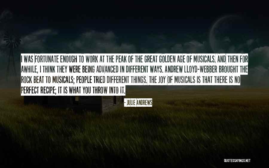 Not Being Perfect Enough Quotes By Julie Andrews Not Being Perfect Enough Quotes By Julie Andrews