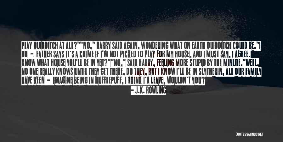 Not Being Picked Quotes By J.K. Rowling Not Being Picked Quotes By J.K. Rowling
