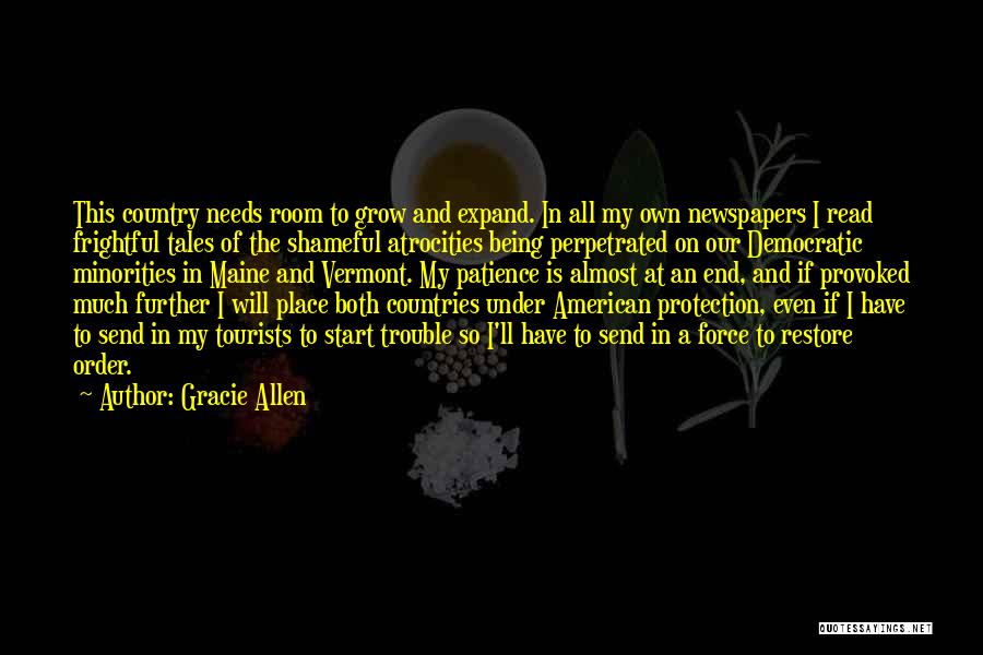 Not Being Provoked Quotes By Gracie Allen