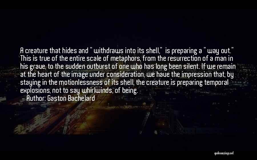 Not Being Silent Quotes By Gaston Bachelard