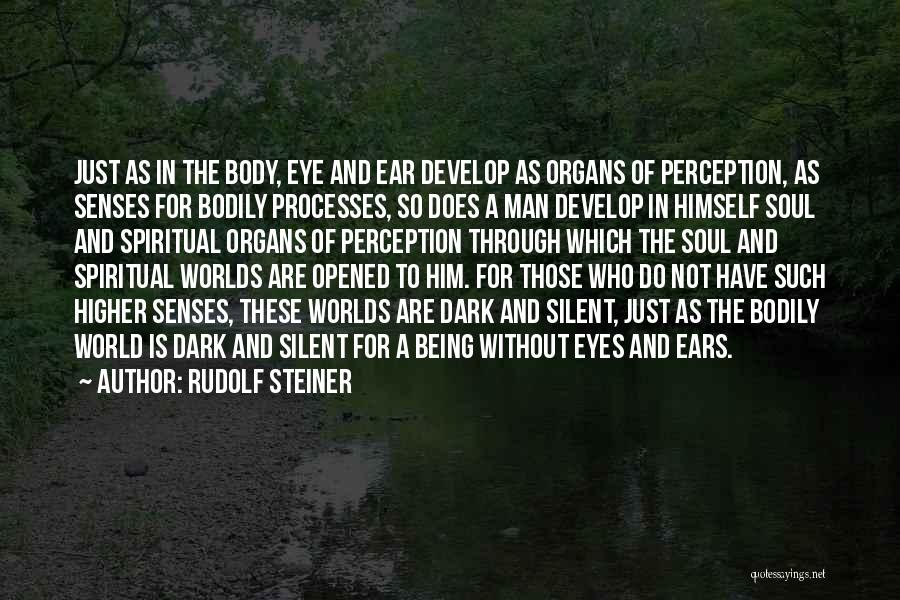 Not Being Silent Quotes By Rudolf Steiner