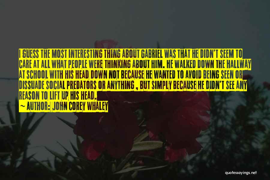 Not Being Social Quotes By John Corey Whaley