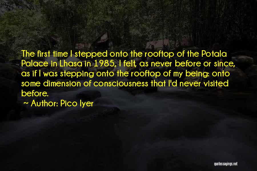Not Being Stepped On Quotes By Pico Iyer
