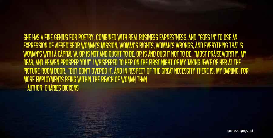 Not Being The Other Woman Quotes By Charles Dickens