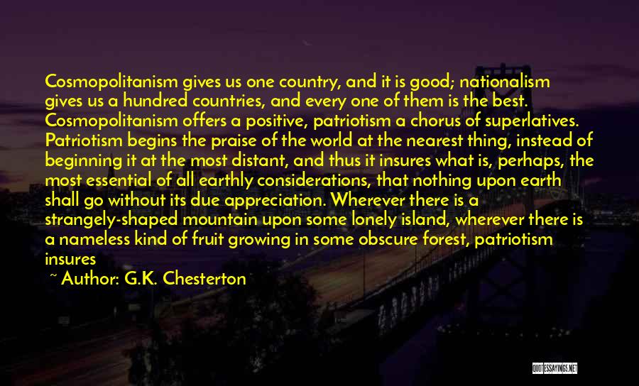 Not Being There Quotes By G.K. Chesterton